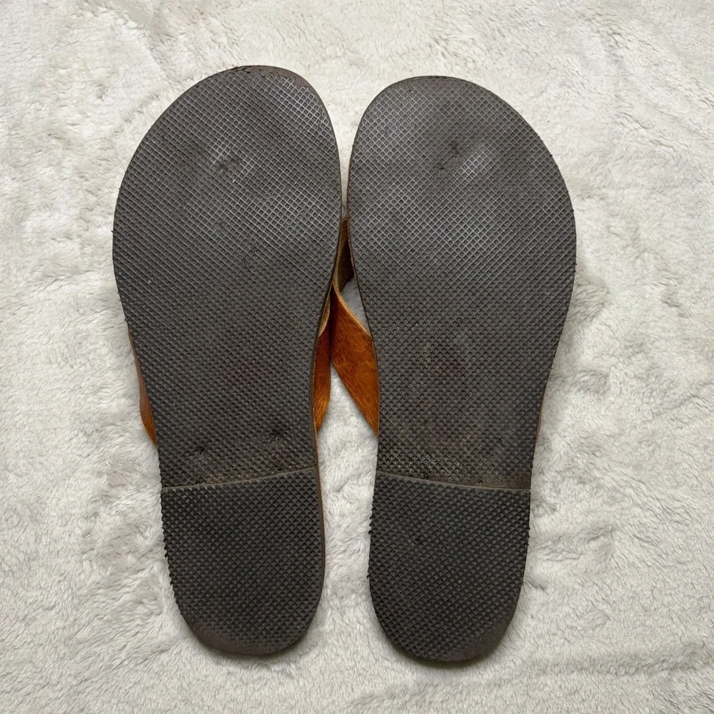The Poet Melissinos Handmade Authentic Greek Sandals Mens 8 Leather Flip Flop